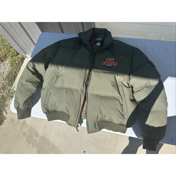 PBR world, finals, goose down coat XL men’s 2008 cripple creek - Picture 3 of 10